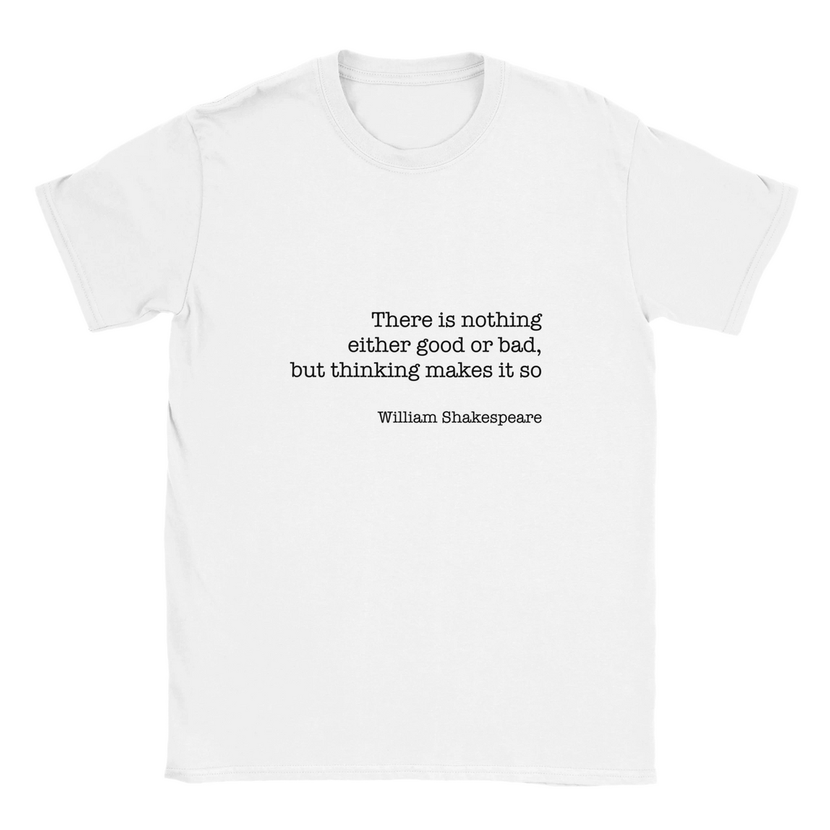 Shakespeare Classic Unisex Crewneck T-shirt | Gildan® 64000 White