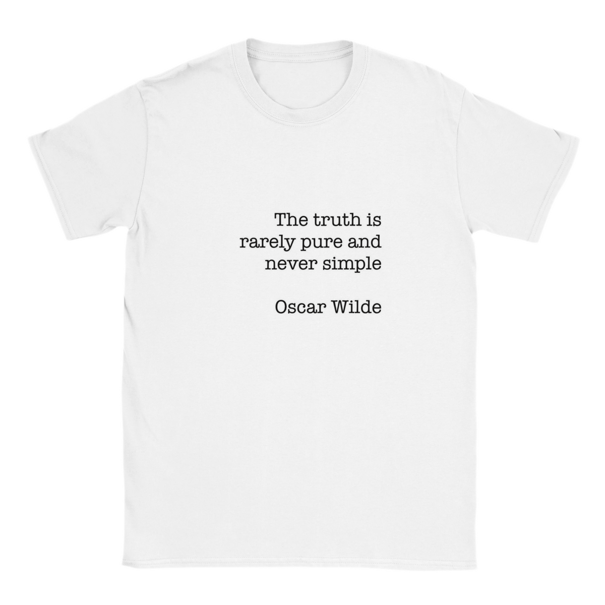 Oscar Wilde Classic Unisex Crewneck T-shirt | Gildan® 64000 White