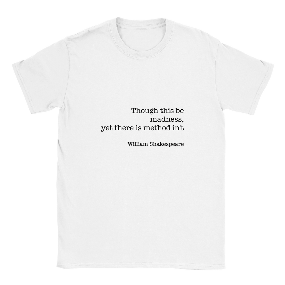 Shakespeare Classic Unisex Crewneck T-shirt | Gildan® 64000 White