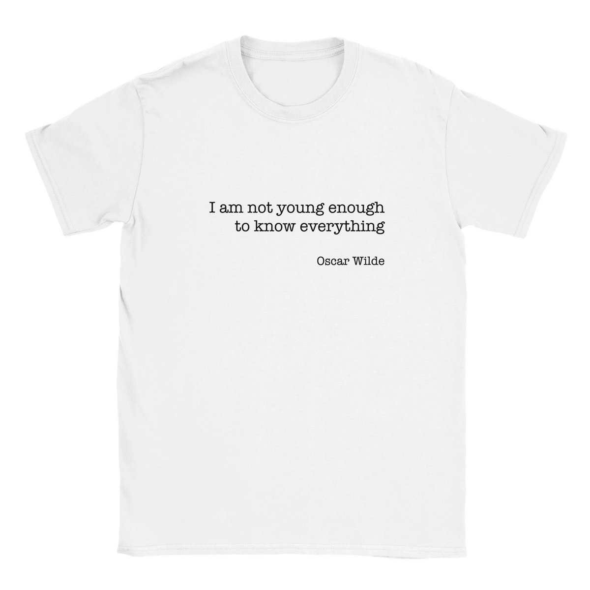 Oscar Wilde Classic Unisex Crewneck T-shirt | Gildan® 64000 White